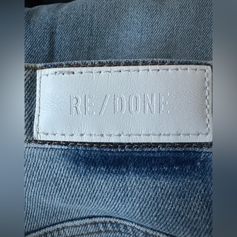 RE/DONE Mid 90’s Straight Denim 70’s Jeans Size 23 - Picture 4 of 10